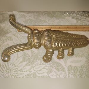 Iron Gold Beetle Bootjack/Doorstop Decor